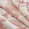 Claridge Home Hydrangea Cloud Woven Pink | Very Lightweight Woven Fabric | Home Decor Fabric | 54" Wide