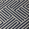 Performatex Labyrinth Matelasse Outdoor Woven Navy Grey | Heavyweight Outdoor, Matelasse, Jacquard Fabric | Home Decor Fabric | 54" Wide