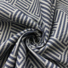 Performatex Labyrinth Matelasse Outdoor Woven Navy Grey | Heavyweight Outdoor, Matelasse, Jacquard Fabric | Home Decor Fabric | 54" Wide