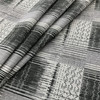 Gray Modern Coastal Marcel Donegal Woven Grey | Heavyweight Woven Fabric | Home Decor Fabric | 54" Wide