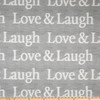 Gray Modern Coastal Love and Laugh Donegal Woven Grey | Heavyweight Woven Fabric | Home Decor Fabric | 54" Wide