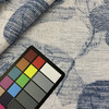 Modern Coastal Bellamy Donegal Woven Chambray Blue | Heavyweight Woven Fabric | Home Decor Fabric | 54" Wide