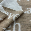 Modern Coastal Love and Laugh Donegal Woven Natural | Heavyweight Woven Fabric | Home Decor Fabric | 54" Wide