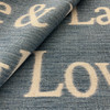 Hot Tropics Love and Laugh Donegal Woven Chambray Blue | Heavyweight Woven Fabric | Home Decor Fabric | 54" Wide