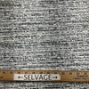 Global Geos Chalk Tweed HiLo Velvet Black | Heavyweight Velvet Fabric | Home Decor Fabric | 54" Wide