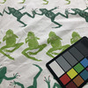 Modern Coastal Frog Twill Lettuce Green | Medium Weight Twill Fabric | Home Decor Fabric | 54" Wide
