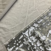 118" Allendale Abstract Embroidered Velvet Silver | Medium/Heavyweight Velvet Fabric | Home Decor Fabric | 118" Wide