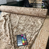 118" Allendale Abstract Crushed Velvet Gold | Medium/Heavyweight Velvet Fabric | Home Decor Fabric | 118" Wide