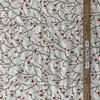 Mailee Budding Blossom Embroidered Linen Melon | Home Decor Fabric | 54" Wide