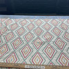 Sorbet Shalin Multi Diamond Embroidered Woven Sorbet | Medium Weight Woven Fabric | Home Decor Fabric | 53" Wide