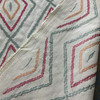 Sorbet Shalin Multi Diamond Embroidered Woven Sorbet | Medium Weight Woven Fabric | Home Decor Fabric | 53" Wide