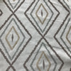 Shalin Multi Diamond Embroidered Woven Stone | Medium Weight Woven Fabric | Home Decor Fabric | 53" Wide