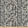 Range Broken Chevron Mudcloth Jacquard Black | Medium/Heavyweight Jacquard Fabric | Home Decor Fabric | 54" Wide