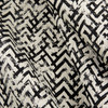 Range Broken Chevron Mudcloth Jacquard Black | Medium/Heavyweight Jacquard Fabric | Home Decor Fabric | 54" Wide