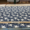 Terrasol Palmetto Outdoor Navy | Medium Weight Outdoor Fabric | Home Decor Fabric | 54" Wide