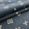 Covington Divya Abstract Jacquard Navy | Heavyweight Jacquard Fabric | Home Decor Fabric | 57" Wide