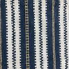 Covington Dodger Stripe Jacquard Navy | Heavyweight Jacquard Fabric | Home Decor Fabric | 57" Wide