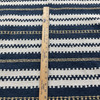 Covington Dodger Stripe Jacquard Navy | Heavyweight Jacquard Fabric | Home Decor Fabric | 57" Wide