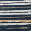 Covington Dodger Stripe Jacquard Navy | Heavyweight Jacquard Fabric | Home Decor Fabric | 57" Wide