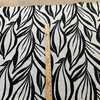 Covington Tiya Jacquard Ebony/Ivory | Medium/Heavyweight Jacquard Fabric | Home Decor Fabric | 57" Wide