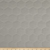 Performatex Quilted Ultra Hex Plush Outdoor Light Grey | Medium Weight Outdoor, Woven Fabric | Home Decor Fabric | 54" Wide