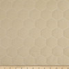 LIGHT LINEN Performatex Quilted Ultra Hex Plush Outdoor Linen | Medium Weight Outdoor, Woven Fabric | Home Decor Fabric | 54" Wide
