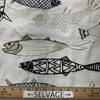 Performatex Fish Market Embroidered Outdoor Canvas Opulent New | Home Decor Fabric | 54" Wide