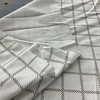 Riley Blake She Who Sew Canvas Windowpane Plaid Off White | Home Decor Fabric | 58" Wide