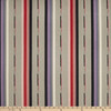 Laura & Kiran Black Trail Stripe Woven Twill Flax Multi | Heavyweight Woven, Twill Fabric | Home Decor Fabric | 56" Wide