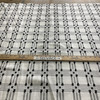 Laura & Kiran Cross Hatch Woven Black on White | Medium/Heavyweight Woven, Ottoman Fabric | Home Decor Fabric | 56" Wide