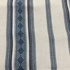 Laura & Kiran Romo Stripe Canvas Blue | Medium/Heavyweight Canvas Fabric | Home Decor Fabric | 56" Wide