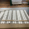 Laura & Kiran Romo Stripe Canvas Flax | Medium/Heavyweight Canvas Fabric | Home Decor Fabric | 56" Wide