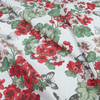 STOF France Geranium Duck Rose | Medium Weight Duck Fabric | Home Decor Fabric | 63" Wide