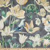Harrison Howard Enchanted Garden Floral Slub Duck Cloud | Lightweight Duck Fabric | Home Decor Fabric | 54" Wide