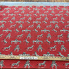 Novogratz Zebra Indoor/Outdoor Red | Medium Weight Outdoor, Woven Fabric | Home Decor Fabric | 54" Wide