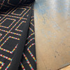 PKL Studio Beaded Lattic Embroidery Duck Jewel | Heavyweight Duck Fabric | Home Decor Fabric | 54" Wide