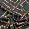 PKL Studio Beaded Lattic Embroidery Duck Jewel | Heavyweight Duck Fabric | Home Decor Fabric | 54" Wide
