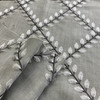 PKL Studio Clover Lane Embroidery Woven Smoke | Heavyweight Woven Fabric | Home Decor Fabric | 54" Wide