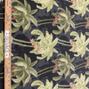 Tommy Bahama Shadow Palms Outdoor Ebony | Medium Weight Outdoor Fabric | Home Decor Fabric | 54" Wide