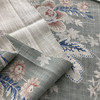 Waverly Stonington Floral Print Linen Blend Seaspray | Medium/Heavyweight Linen Fabric | Home Decor Fabric | 54" Wide