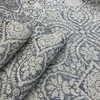 PKL Studio Damask Foliage Woven Jacquard Indigo | Medium Weight Jacquard, Woven Fabric | Home Decor Fabric | 54" Wide