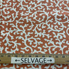 Waverly Savoy Silhouette Twill Coral | Lightweight Twill Fabric | Home Decor Fabric | 54" Wide