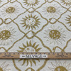Elana Gabrielle Sol Embroidery Duck Golden | Heavyweight Duck Fabric | Home Decor Fabric | 54" Wide