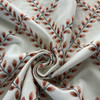 PKL Studio Clover Lane Embroidery Woven Coral | Heavyweight Woven Fabric | Home Decor Fabric | 54" Wide