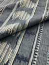 PKL Studio Velvet Ikat Lapis | Very Heavyweight Velvet Fabric | Home Decor Fabric | 54" Wide