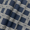 Bella Dura Home Indoor/Outdoor Performance Fair And Square Woven Indigo Blue | Home Decor Fabric | 54" Wide