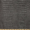 Faux Leather Gator Metallic Pewter | Heavyweight Faux Leather Upholstery | Home Decor Upholstery | 54" Wide