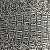 Faux Leather Gator Metallic Pewter | Heavyweight Faux Leather Upholstery | Home Decor Upholstery | 54" Wide