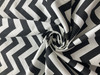 ZigZag Black/White | Home Decor Fabric | Chevron | Premier Prints | Medium Weight | 54" Wide | By the Yard