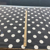 Premier Prints Oxygen Dots Black/White | Medium/Heavyweight Duck Fabric | Home Decor Fabric | 54" Wide